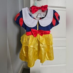 Toddler Snow White Costume with Red and Yellow Accents
